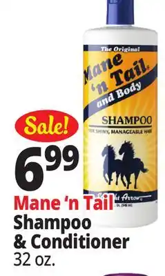 Ocean State Job Lot Mane 'n Tail Shampoo & Conditioner offer