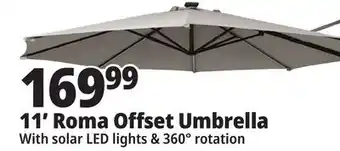 Ocean State Job Lot 11' Roma Offset Umbrella offer