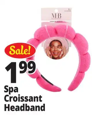 Ocean State Job Lot Spa Croissant Headband offer