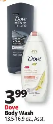 Ocean State Job Lot Dove Body Wash offer