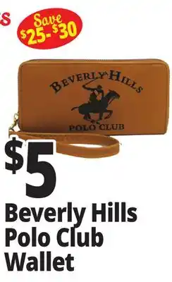 Ocean State Job Lot Beverly Hills Polo Club Wallet offer