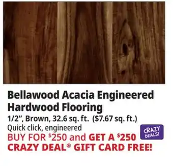 Ocean State Job Lot Bellawood Acacia Engineered Hardwood Flooring offer