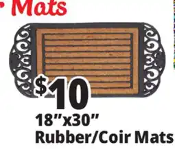 Ocean State Job Lot 18x30 Rubber/Coir Mats offer