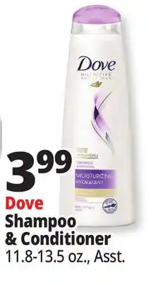 Ocean State Job Lot Dove Shampoo & Conditioner offer