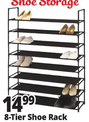 Ocean State Job Lot 8-Tier Shoe Rack offer