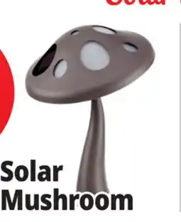 Ocean State Job Lot Outdoor Living Accents Solar LED Mushroom Light 15 offer