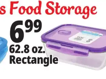 Ocean State Job Lot Glass Food Storage Container 62.89 oz offer