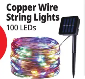 Ocean State Job Lot Solar LED String Lights 39' offer