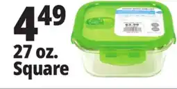 Ocean State Job Lot Glass Food Storage Container 27 oz offer