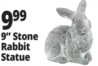 Ocean State Job Lot Stone Rabbit Statue offer