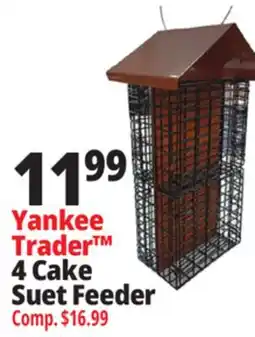 Ocean State Job Lot Yankee Trader 4 Cake Suet Feeder offer