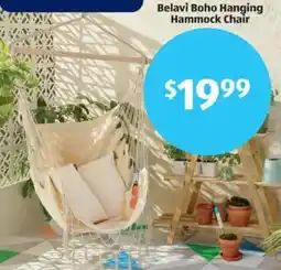 Aldi Belavi Boho Hanging Hammock Chair offer