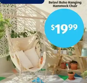 Aldi Belavi Boho Hanging Hammock Chair offer