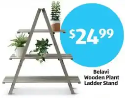 Aldi Belavi Wooden Plant Ladder Stand offer