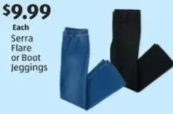 Aldi Serra Flare or Boot Jeggings offer