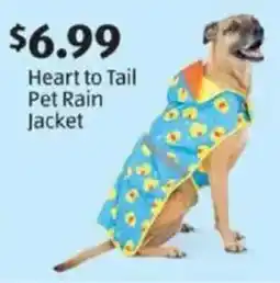 Aldi Heart to Tail Pet Rain Jacket offer