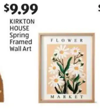 Aldi Kirkton house spring framed wall art offer