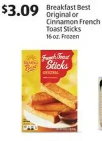 Aldi Breakfast Best Original or Cinnamon French Toast Sticks offer