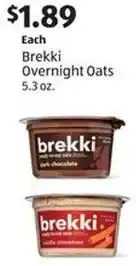 Aldi Brekki Overnight Oats offer