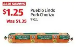 Aldi Pueblo Lindo Pork Chorizo offer