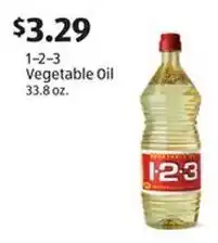 Aldi 1-2-3 Vegetable Oil offer