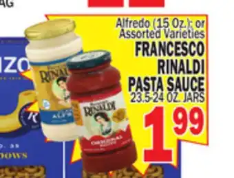 C Town FRANCESCO RINALDI PASTA SAUCE offer