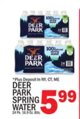 C Town DEER PARK SPRING WATER offer