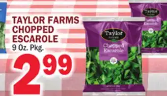 C Town TAYLOR FARMS CHOPPED ESCAROLE offer