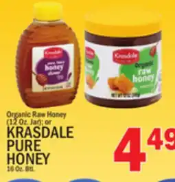 C Town KRASDALE PURE HONEY 16 Oz. Btl offer