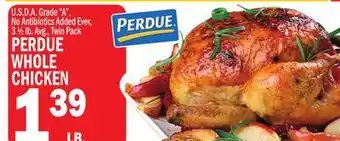 C Town PERDUE WHOLE WHOLE CHICKEN offer