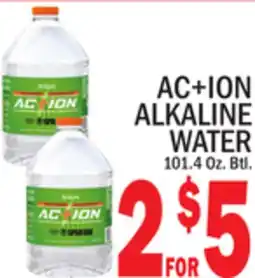 C Town AC+ION ALKALINE WATER offer