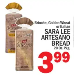 C Town SARA LEE ARTESANO BREAD offer