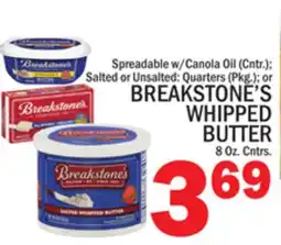 C Town BREAKSTONE'S WHIPPED BUTTER offer