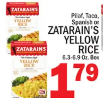 C Town ZATARAIN'S YELLOW RICE offer