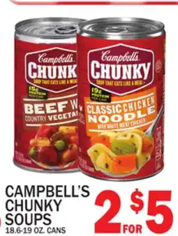 C Town CAMPBELL'S CHUNKY SOUPS offer