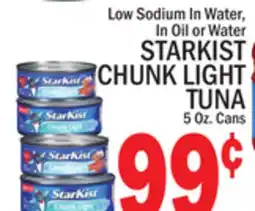 C Town STARKIST CHUNK LIGHT TUNA offer