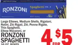 C Town RONZONI SPAGHETTI offer