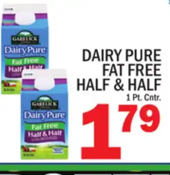 C Town DAIRY PURE FAT FREE HALF & HALF offer