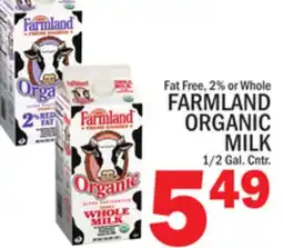 C Town FARMLAND ORGANIC MILK offer