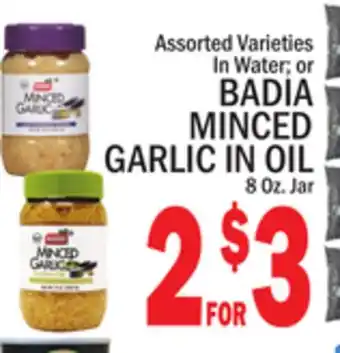 C Town BADIA MINCED GARLIC IN OIL offer