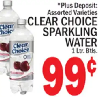 C Town CLEAR CHOICE SPARKLING WATER offer