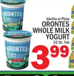 C Town ORONTES WHOLE MILK YOGURT offer