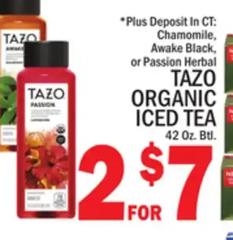 C Town TAZO ORGANIC ICED TEA offer