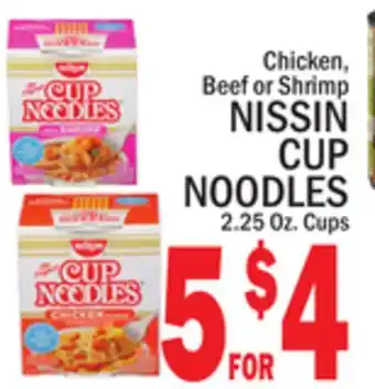 C Town NISSIN CUP NOODLES offer