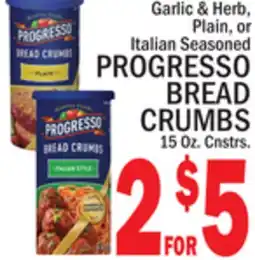 C Town PROGRESSO BREAD CRUMBS offer