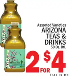 C Town ARIZONA TEAS & DRINKS offer