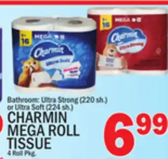 C Town CHARMIN MEGA ROLL TISSUE 4 Roll Pkg offer