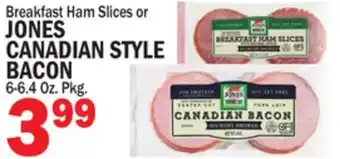 C Town JONES CANADIAN STYLE BACON offer