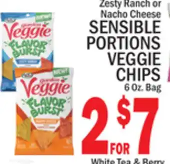 C Town SENSIBLE PORTIONS VEGGIE CHIPS offer