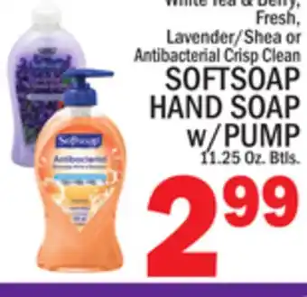 C Town SOFTSOAP HAND SOAP w/PUMP offer